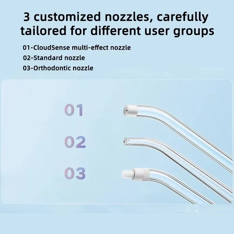 Electric Oral Irrigator F300 Dental Water Jet Portable Powerful Pick Flosser Teeth Whitening Cleaner Mouth Cleanner