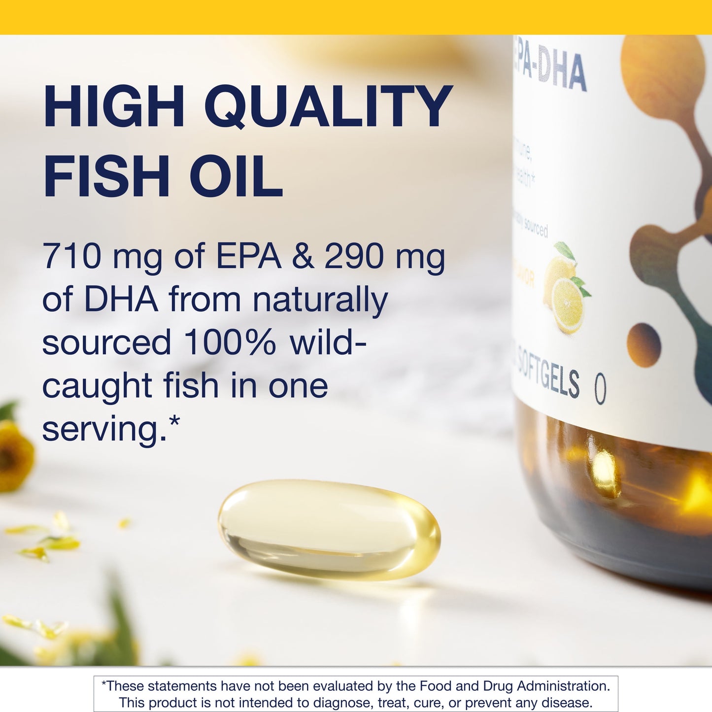 Omegagenics Aceite De Pescado EPA-DHA 1000 Mg - Alta Potencia - Suplemento De Aceite De Pescado Omega-3 - Para La Salud Del Corazón, Salud Musculoesquelética Y Salud Del Sistema Inmunológico* - Con DHA Y EPA - 120 Cápsulas Blandas